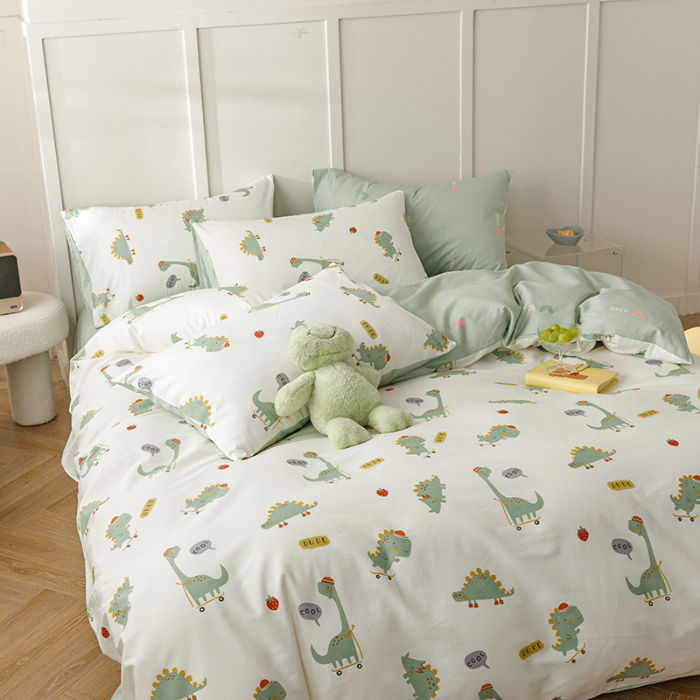 91家纺网 家纺一手货源 找家纺 （总）简宜家居 2022新款13070纯棉40支斜纹四件套