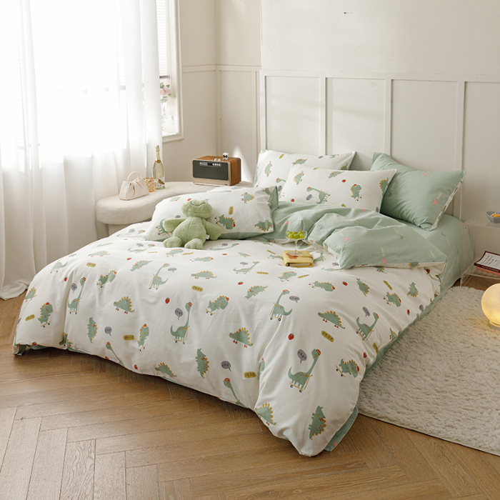 91家纺网 家纺一手货源 找家纺 （总）简宜家居 2022新款13070纯棉40支斜纹四件套