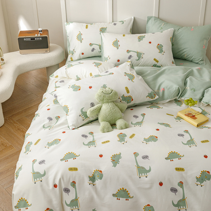 91家纺网 家纺一手货源 找家纺 （总）简宜家居 2022新款13070纯棉40支斜纹四件套