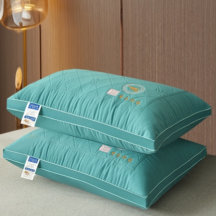 兴丝露枕芯 大豆蛋白纤维枕 绣花枕 羽丝枕 立体枕 双边枕