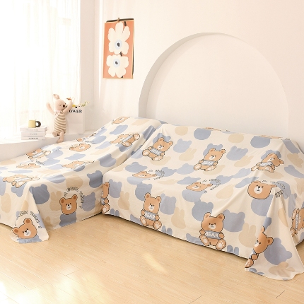 91家纺网 家纺一手货源 找家纺 （总）布兰鸟【防尘布】2025新春季推出乐园卡通风防尘布床风格