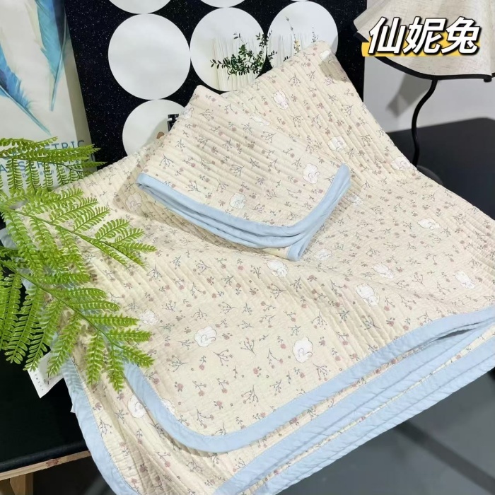 91家纺网 家纺一手货源 找家纺 （总）加大纯棉床盖三件套220*240 夹棉床盖榻榻米双人全棉床盖纯棉床单