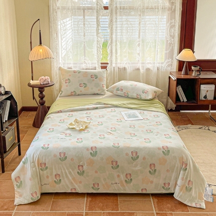 91家纺网 家纺一手货源 找家纺 （总）小禹仔 2025新款针织凉感丝印花夏被夏凉被被芯