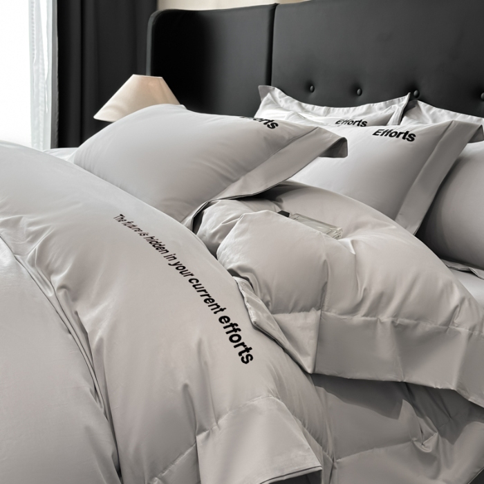 91家纺网 家纺一手货源 找家纺 （总）（控价）新方向2025新款全棉长绒棉刺绣四件套-前程似锦