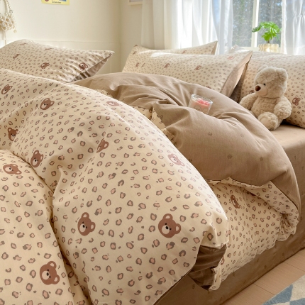 91家纺网 家纺一手货源 找家纺 （总）吉象家纺 2025新款高支密全棉印花四件套12868跑量款