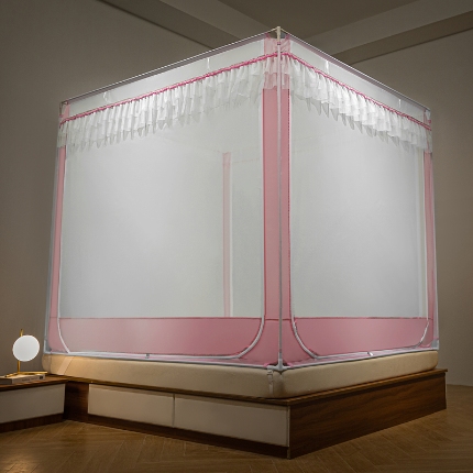 91家纺网 家纺一手货源 找家纺 （总）飞轮海蚊帐 2025新款防尘坐床全底蚊帐Z91