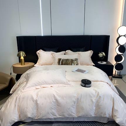 91家纺网 家纺一手货源 找家纺 （总）莱豫 2025新款100支新疆阿克苏长绒棉提花四件套