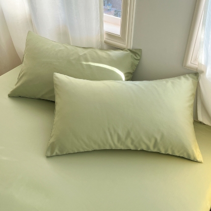 91家纺网 家纺一手货源 找家纺 （总）耀悦家纺 2025新款A类纯棉60支拼色系列单枕套