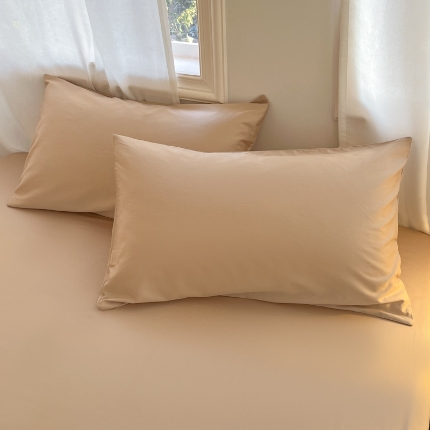 91家纺网 家纺一手货源 找家纺 （总）耀悦家纺 2025新款A类纯棉60支拼色系列单枕套