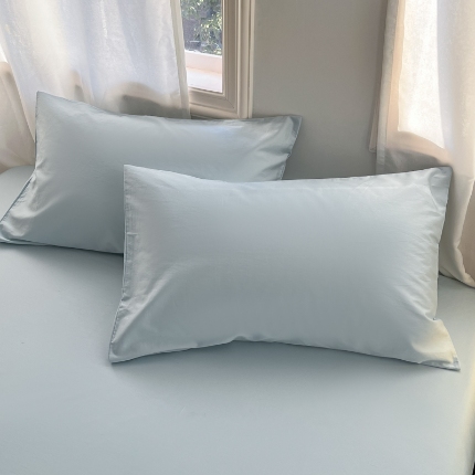 91家纺网 家纺一手货源 找家纺 （总）耀悦家纺 2025新款A类纯棉60支拼色系列单枕套