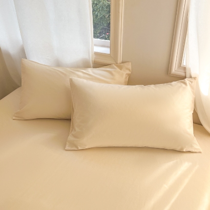 91家纺网 家纺一手货源 找家纺 （总）耀悦家纺 2025新款A类纯棉60支拼色系列单枕套