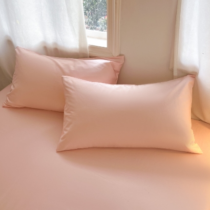 91家纺网 家纺一手货源 找家纺 （总）耀悦家纺 2025新款A类纯棉60支拼色系列单枕套