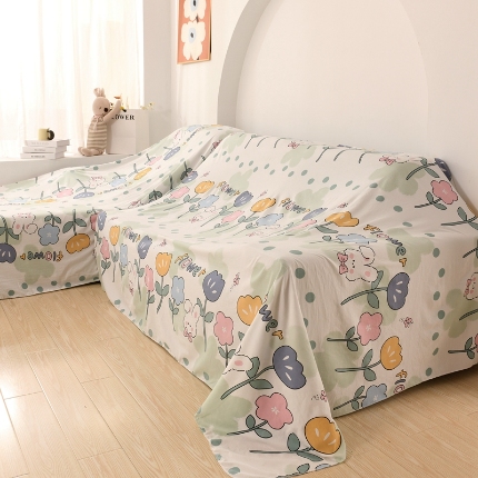 （总）布兰鸟【防尘布】2025新款卡通磨毛水洗棉防尘布沙发风格