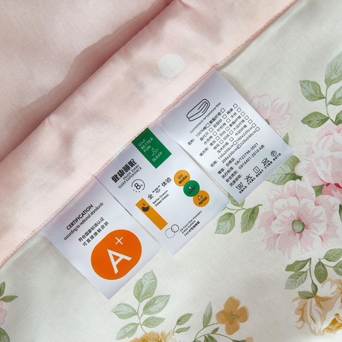 91家纺网 家纺一手货源 找家纺 美之润2025新款A类全棉印花夏被空调被夏凉被 月夕花晨(米)