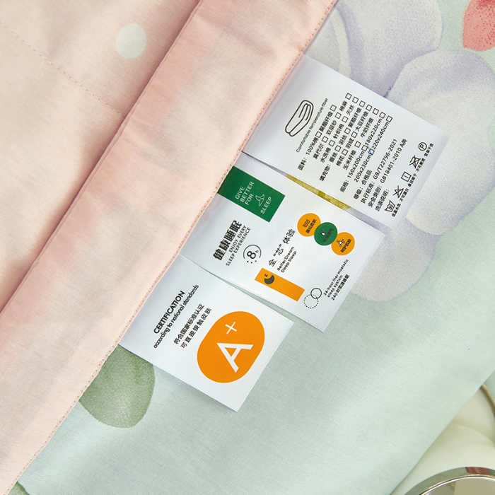 91家纺网 家纺一手货源 找家纺 美之润2025新款A类全棉印花夏被空调被夏凉被 云想花容(绿)