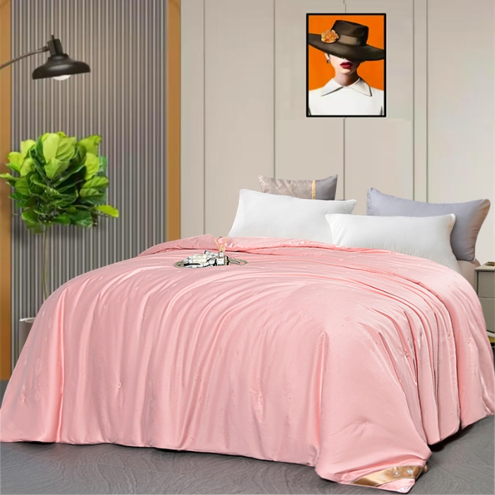 91家纺网 家纺一手货源 找家纺 热销柞蚕丝被 高端全棉贡缎提花柞蚕丝被 保真纯桑蚕丝被 夏凉被 空调被 春秋被 冬被 婚庆被子