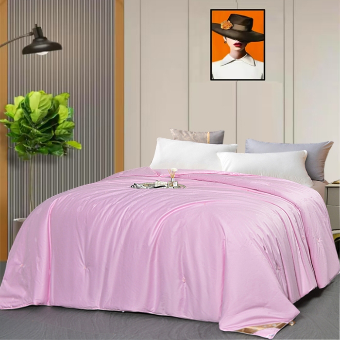 91家纺网 家纺一手货源 找家纺 热销柞蚕丝被 高端全棉贡缎提花柞蚕丝被 保真纯桑蚕丝被 夏凉被 空调被 春秋被 冬被 婚庆被子