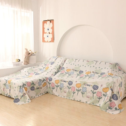 91家纺网 家纺一手货源 找家纺 （总）布兰鸟【防尘布】2025新品精细熨染卡通风防尘布床风格