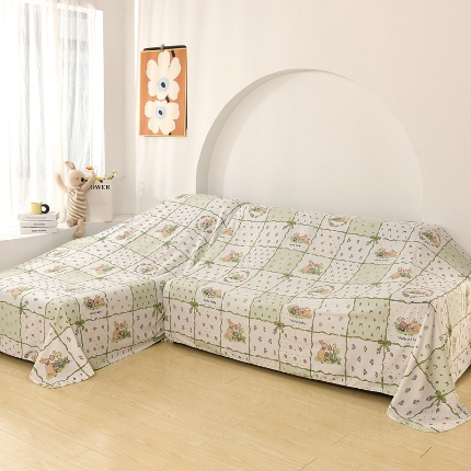 91家纺网 家纺一手货源 找家纺 （总）布兰鸟【防尘布】2025新品精细熨染卡通风防尘布床风格