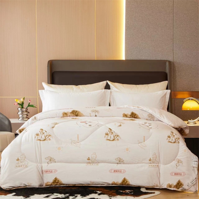 91家纺网 家纺一手货源 找家纺 （总）欣梦莱家纺华佗三七被养生被会销旅销可实验百草中药被子