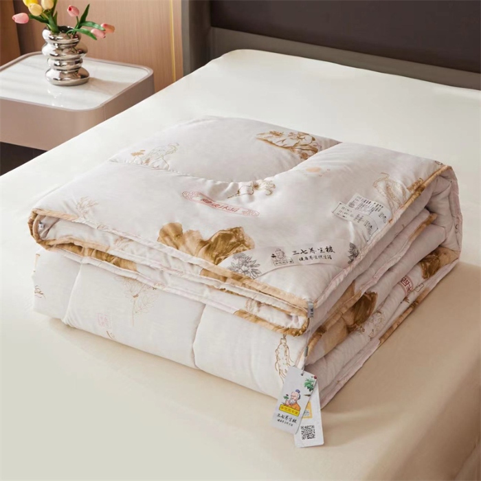 91家纺网 家纺一手货源 找家纺 （总）欣梦莱家纺华佗三七被养生被会销旅销可实验百草中药被子