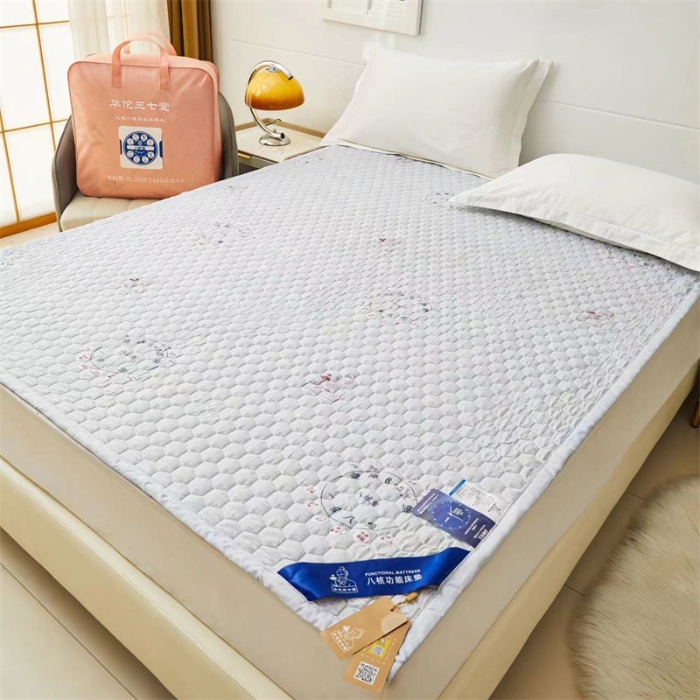 91家纺网 家纺一手货源 找家纺 （总）欣梦莱家纺华佗三七被养生垫会销旅销可实验百草中药床垫子