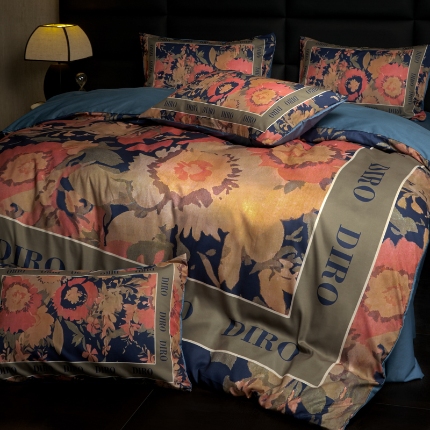 91家纺网 家纺一手货源 找家纺 （总）花沐 2025新款轻奢潮牌亲肤棉纯棉四件套