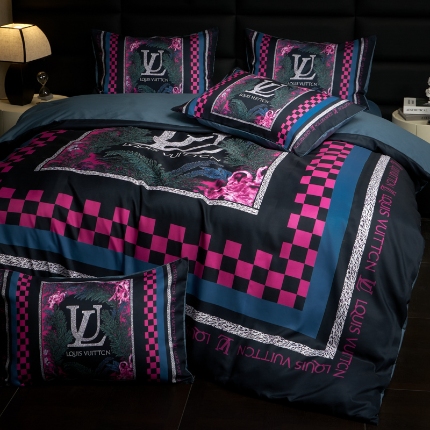 91家纺网 家纺一手货源 找家纺 （总）花沐 2025新款轻奢潮牌亲肤棉纯棉四件套