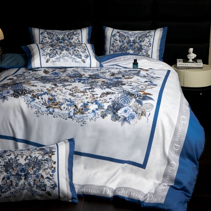 91家纺网 家纺一手货源 找家纺 （总）花沐 2025新款轻奢潮牌亲肤棉纯棉四件套