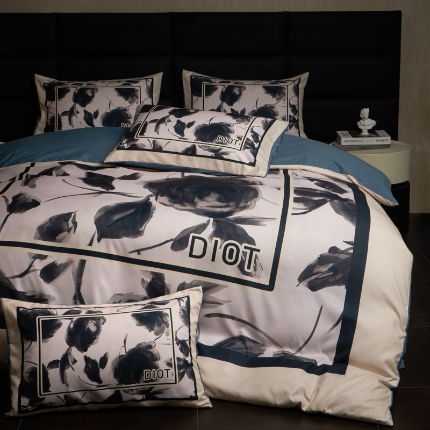 91家纺网 家纺一手货源 找家纺 （总）花沐 2025新款轻奢潮牌亲肤棉纯棉四件套