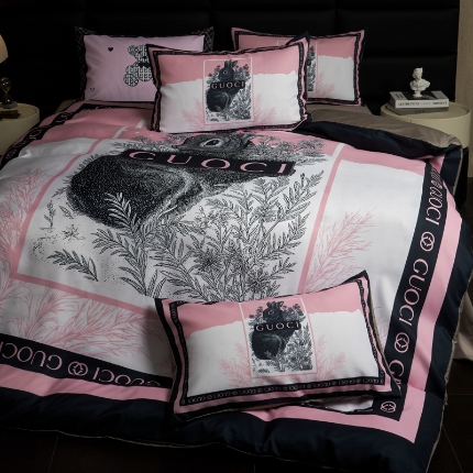 91家纺网 家纺一手货源 找家纺 （总）花沐 2025新款轻奢潮牌亲肤棉纯棉四件套