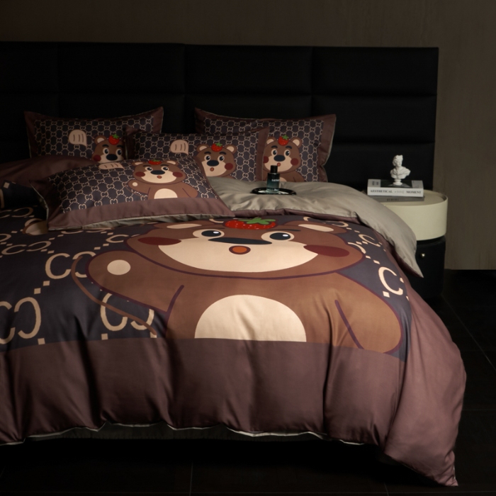 91家纺网 家纺一手货源 找家纺 （总）花沐 2025新款轻奢潮牌亲肤棉纯棉四件套