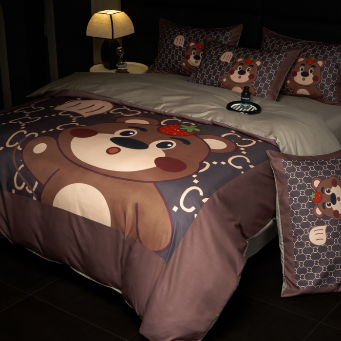 91家纺网 家纺一手货源 找家纺 （总）花沐 2025新款轻奢潮牌亲肤棉纯棉四件套