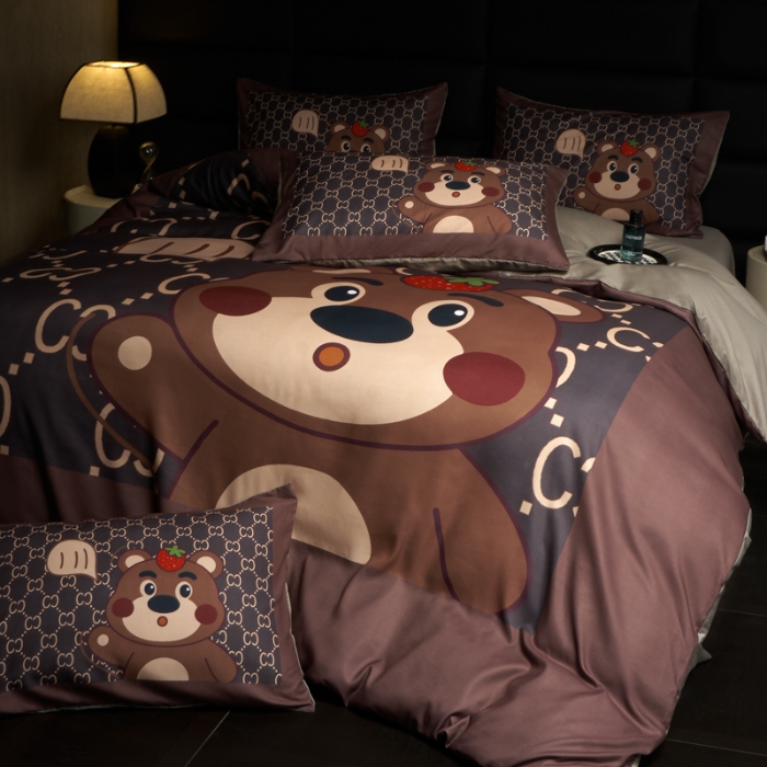 91家纺网 家纺一手货源 找家纺 （总）花沐 2025新款轻奢潮牌亲肤棉纯棉四件套