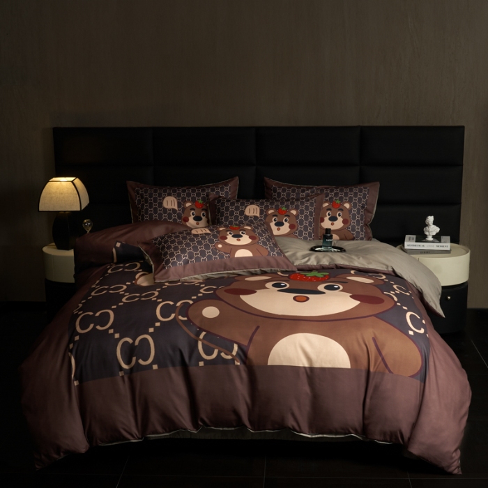 91家纺网 家纺一手货源 找家纺 （总）花沐 2025新款轻奢潮牌亲肤棉纯棉四件套