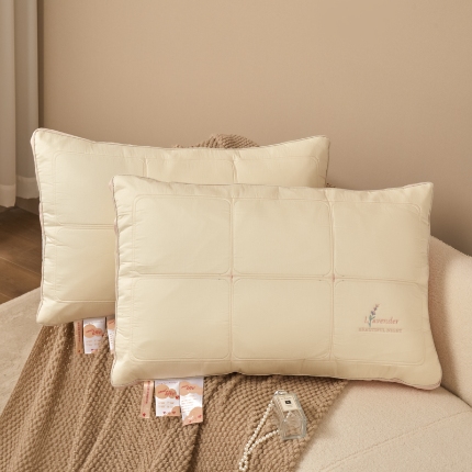 91家纺网 家纺一手货源 找家纺 （总）2025新款 宠溺肌肤 感知好睡眠 柔软体验乳胶羽丝枕芯枕头