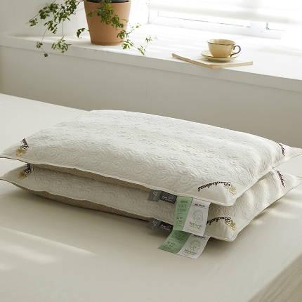 91家纺网 家纺一手货源 找家纺 （总）2025新款 草本呵护 舒适睡眠 典雅棉麻透气全荞麦枕芯小清新荞麦枕头