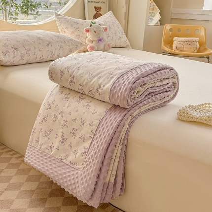 91家纺网 家纺一手货源 找家纺 （总）梦依依 2025新款40支全棉豆豆被大豆被夏被春秋被子被芯 加微信送买家秀