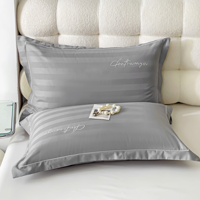 91家纺网 家纺一手货源 找家纺 （总）品乐2025新款60支长绒棉龙纹全棉刺绣枕套