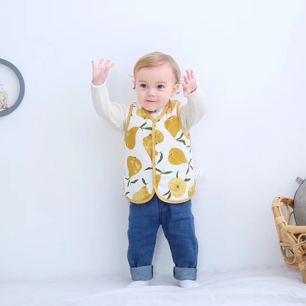 91家纺网 家纺一手货源 找家纺 （总）婴儿马甲保暖春秋款背心杜邦玉米棉男女新生宝宝衣服休闲外出坎肩