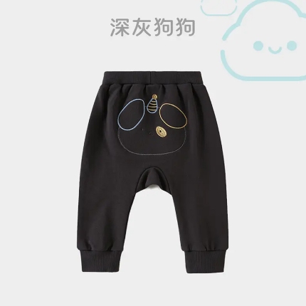 91家纺网 家纺一手货源 找家纺 （总）儿童屁屁裤A类童裤男女宝宝童装春秋季纯棉大pp裤长裤吸湿透气