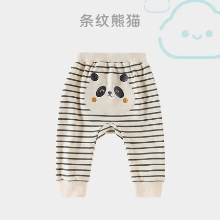 91家纺网 家纺一手货源 找家纺 （总）儿童屁屁裤A类童裤男女宝宝童装春秋季纯棉大pp裤长裤吸湿透气