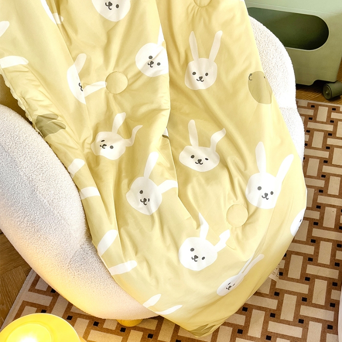 91家纺网 家纺一手货源 找家纺 （总）绒梦里 2025有氨印花小凉皮凉感冰豆豆夏被学生幼儿园儿童夏凉被空调被