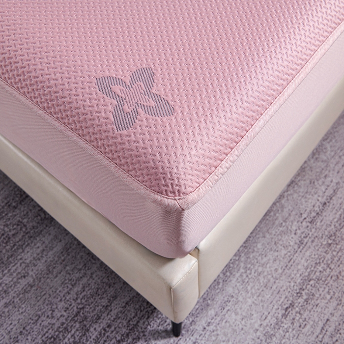 91家纺网 家纺一手货源 找家纺 （总）青雅席业 2025年新款7A抗菌母婴级纯乙纶PE刺绣凉感丝床笠款