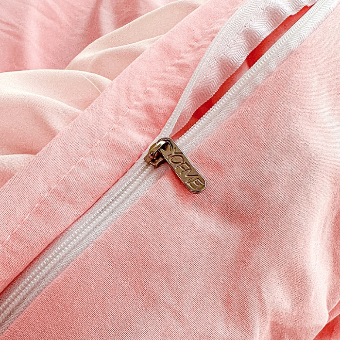 91家纺网 家纺一手货源 找家纺 2025韩版法式公主风水洗棉立体花绣花床盖款四件套蕾丝床盖款夏被四件套  玛奇朵—樱花粉