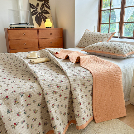 91家纺网 家纺一手货源 找家纺 （总）美优兰 2025新款双面全棉水洗床盖