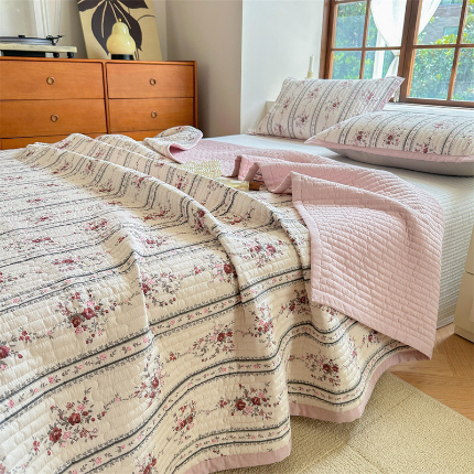 91家纺网 家纺一手货源 找家纺 （总）美优兰 2025新款双面全棉水洗床盖