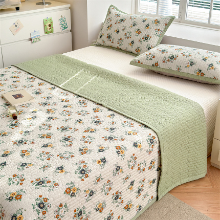 91家纺网 家纺一手货源 找家纺 （总）美优兰 2025新款双面全棉水洗床盖