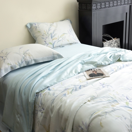 91家纺网 家纺一手货源 找家纺 （总）黛舒家居 2025新款天丝印花夏被四件套