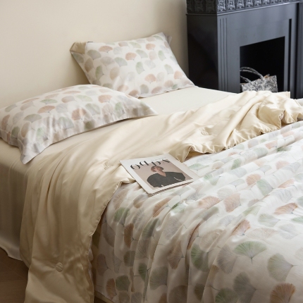 91家纺网 家纺一手货源 找家纺 （总）黛舒家居 2025新款天丝印花夏被四件套